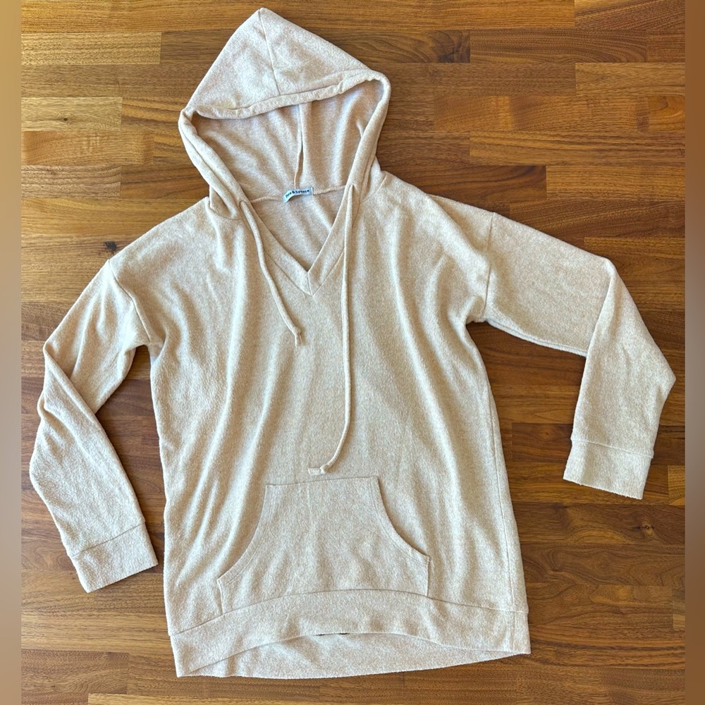 Theo & Spence Mustard Yellow Hoodie - Size Small